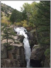 Shell Falls in the Big Horn Mountains, USAO Staff Photo